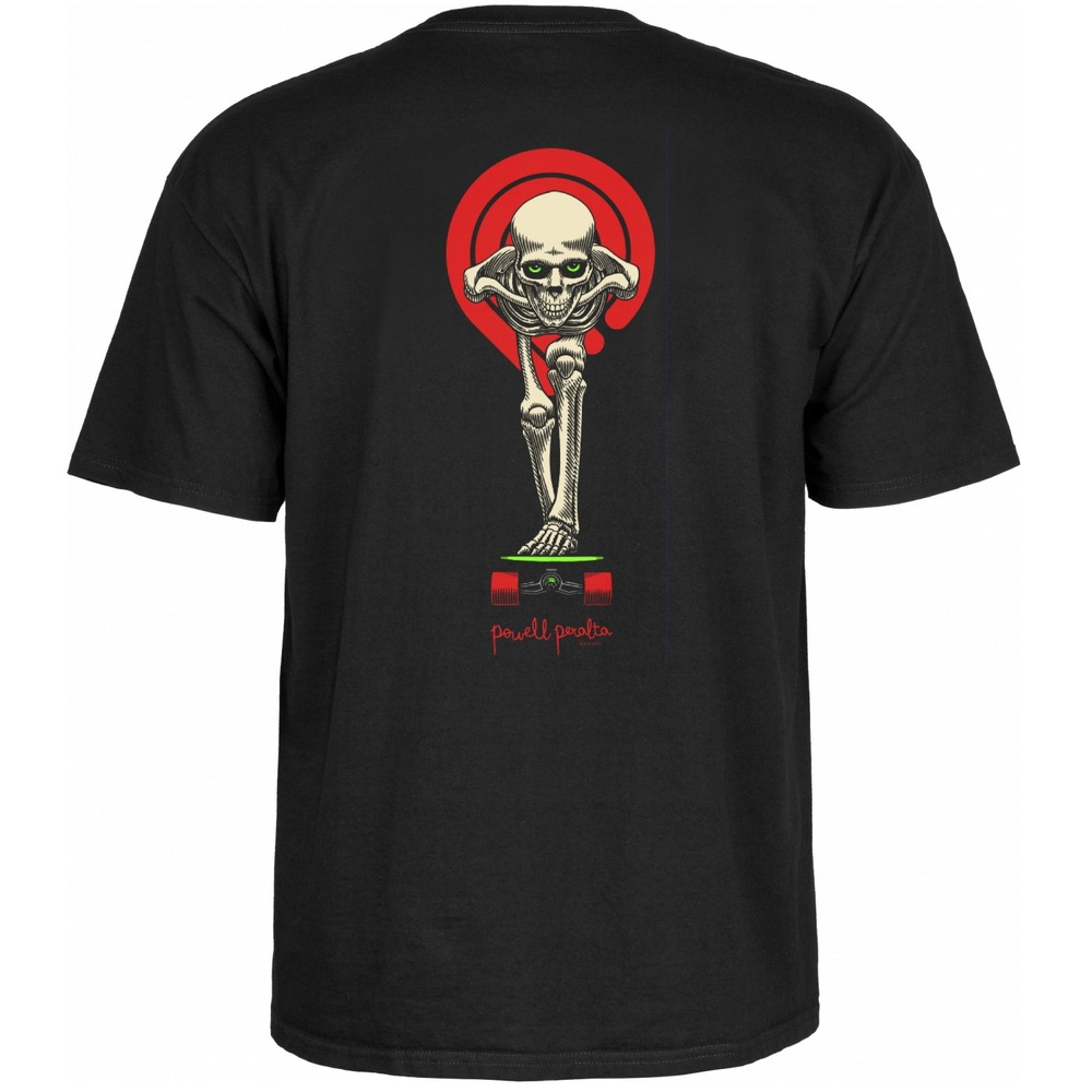 Powell Peralta Tucking Skeleton Black T-Shirt