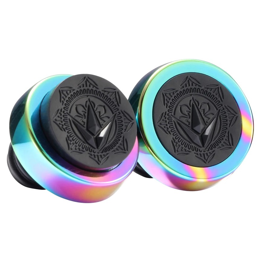 Envy Halo Oil Slick Suits All Bars Bar Ends Plugs Pair