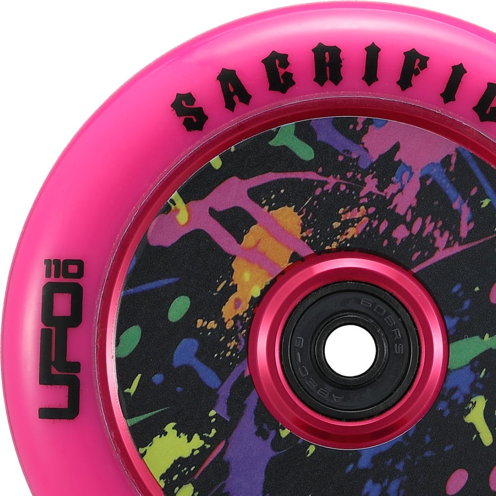 Sacrifice UFO Splat Pink 110mm Scooter Wheels