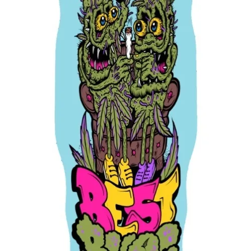 Drizelinink Best Buds Limited Edition 10 Skateboard Deck