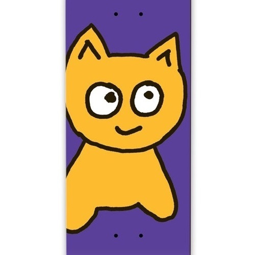 Meow Big Cat Purple 7.75 Skateboard Deck