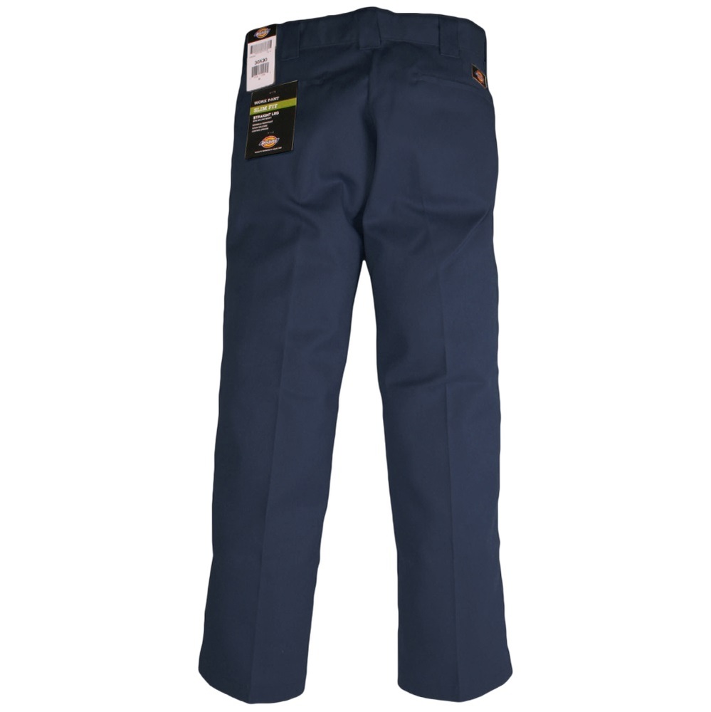 Dickies Slim Straight Fit WP873 Dark Navy Pants [Size: 32]