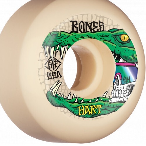 Bones Hart Gator Skull STF V5 99A 53mm Skateboard Wheels