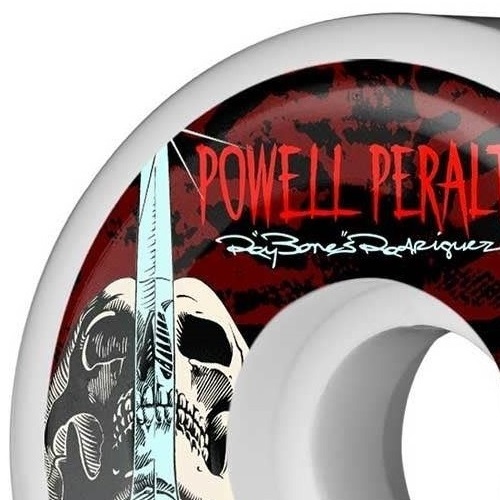 Powell Peralta Skull And Sword White 90A 56mm Skateboard Wheels