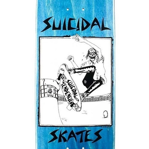 Dogtown Suicidal Skates Pool Skate Reissue Blue 8.5 Skateboard Deck
