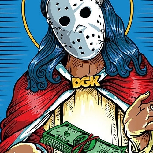 Dgk Saints Skateboard Sticker