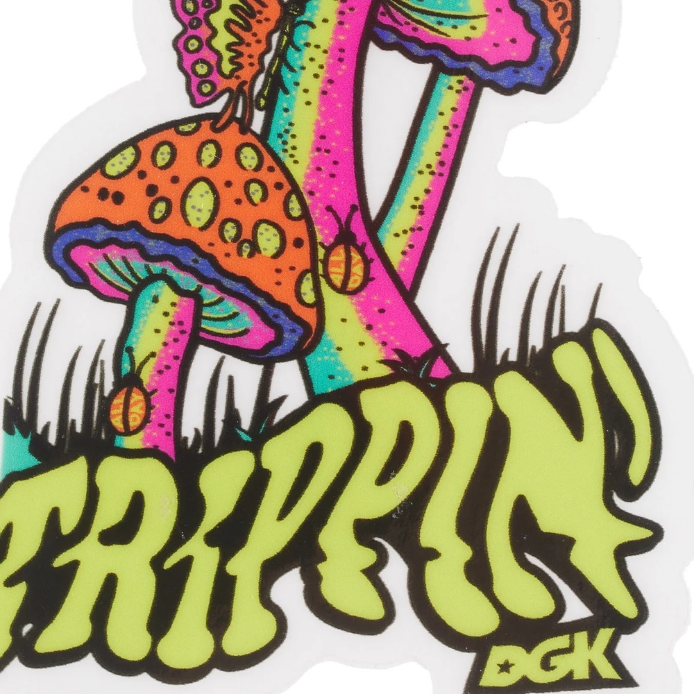 Dgk Trippin Skateboard Sticker