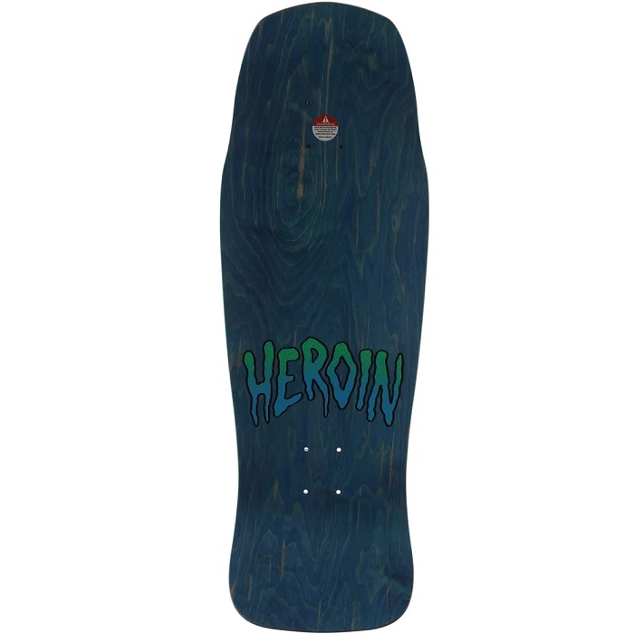 Heroin Eyeballer Gold 10.1 Skateboard Deck