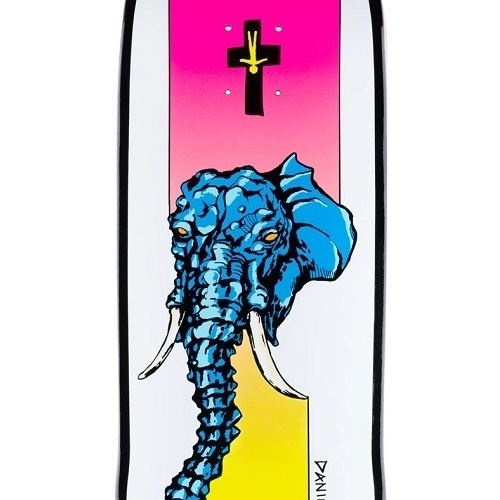 Welcome Tusk On Effigy White Black 8.8 Skateboard Deck
