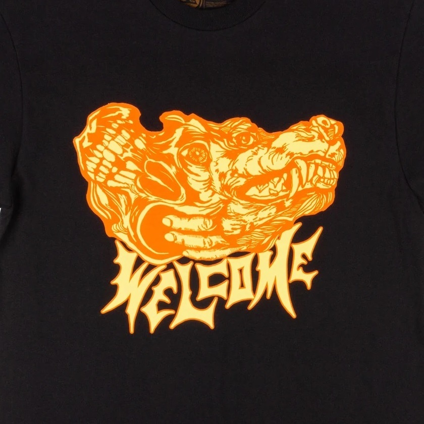 Welcome Skateboards Bark Premium Black T-Shirt [Size: S]