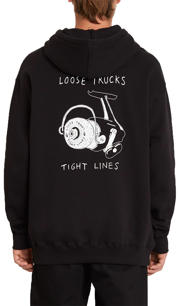 Volcom Loose Trucks Black Hoodie [Size: S]