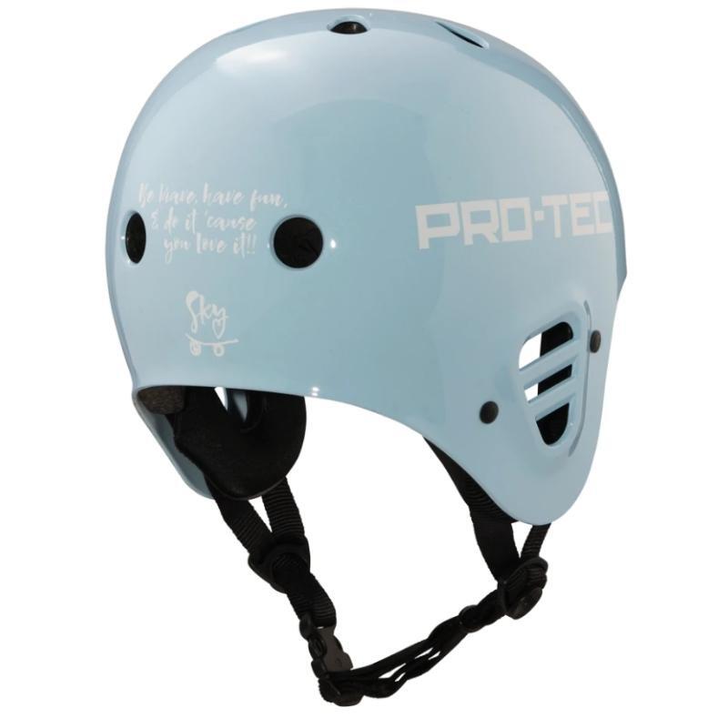 Pro Tec Full Cut Skate Gonz Helmet SM White 