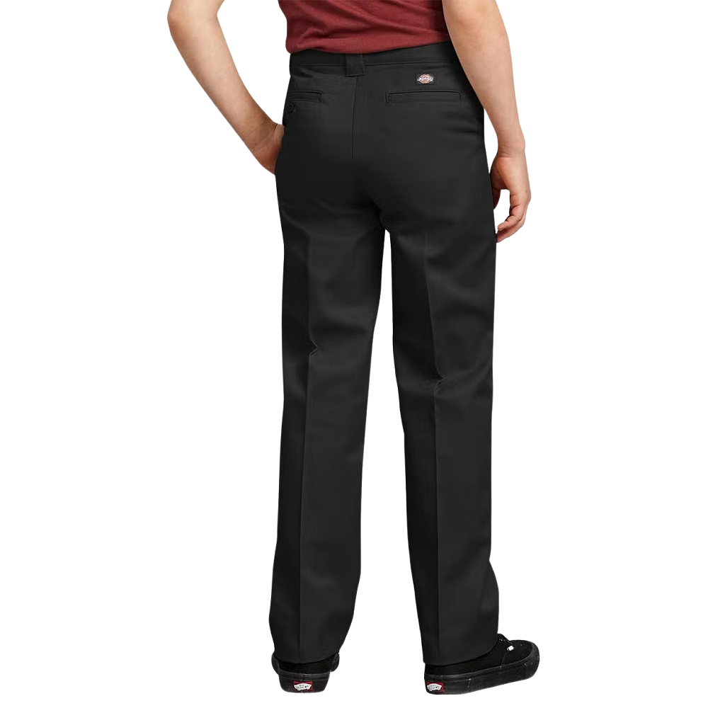 Dickies 478 Original Fit Relaxed Fit Black Youth Pants [Size: 10]
