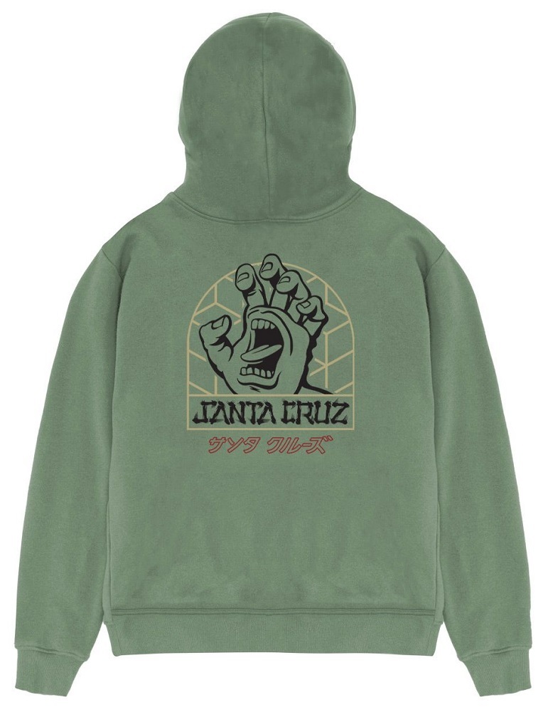 Santa Cruz Forge Hand Green Hoodie