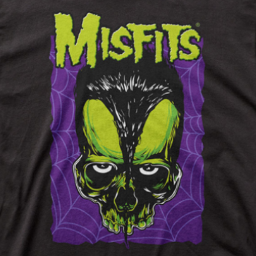Band Shirts Misfits Jerry Skull Black T-Shirt