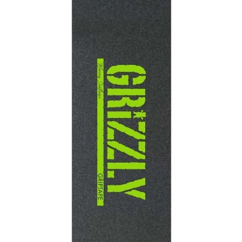 Grizzly Grip Santiago Sig Green 9 x 33 Skateboard Grip Tape Sheet