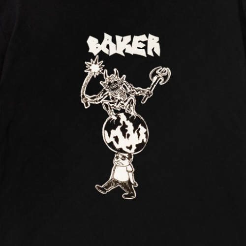 Baker World Crusher Black T-Shirt