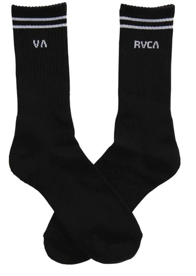 RVCA Union III Black 5 Pack Socks