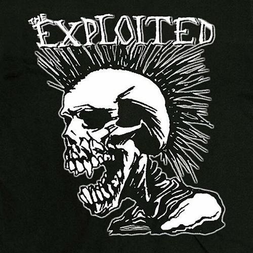 Band Shirts The Exploited Total Chaos Black T-Shirt