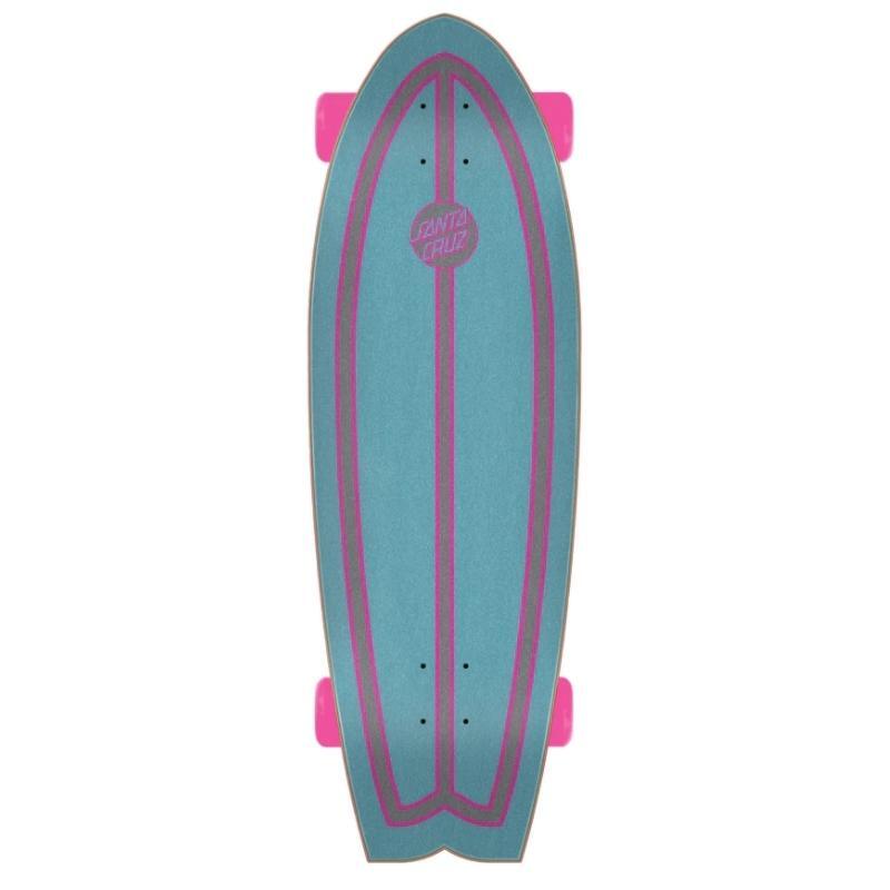 Santa Cruz Prismatic Dot Shark 27.7 Cruiser Skateboard