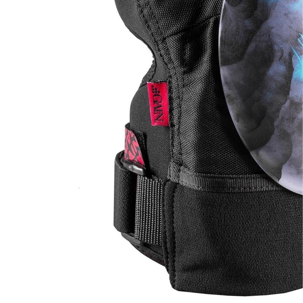 Gain Protection The Shield Teal Black Swirl Knee Pads