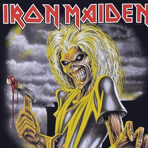 Band Shirts Iron Maiden Killers Black T-Shirt