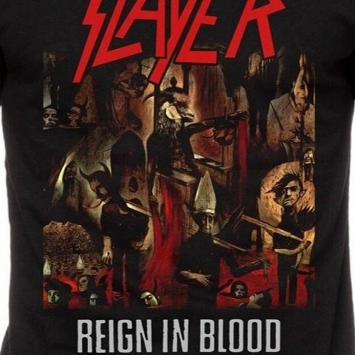 Band Shirts Slayer Reign In Blood Black T-Shirt [Size: M]