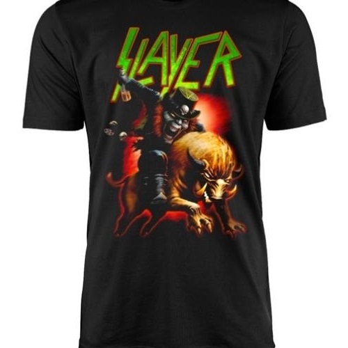 Band Shirts Slayer Hell Beast Black T-Shirt