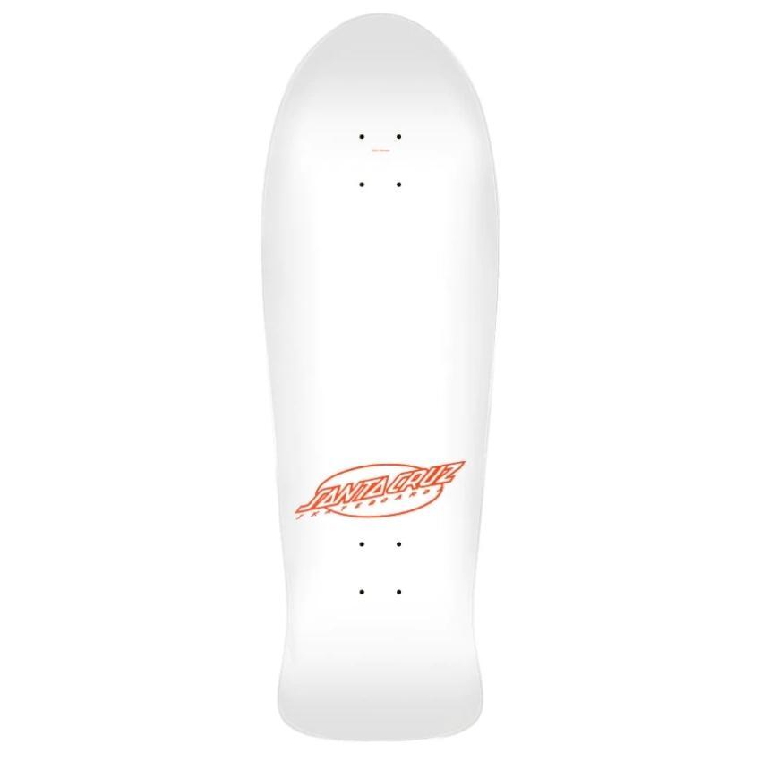 Santa Cruz Meek OG Slasher Reissue White 10.1 Skateboard Deck