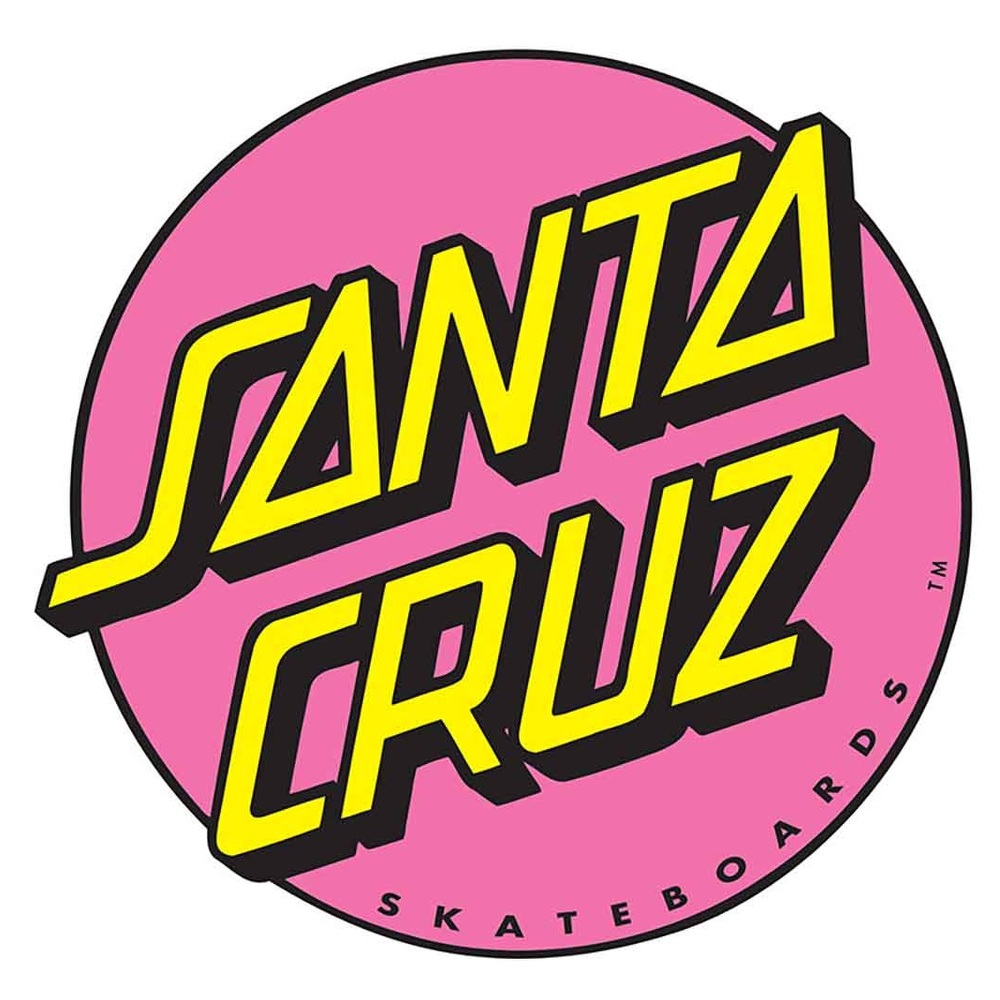 Santa Cruz Other Dot Yellow 3" Sticker