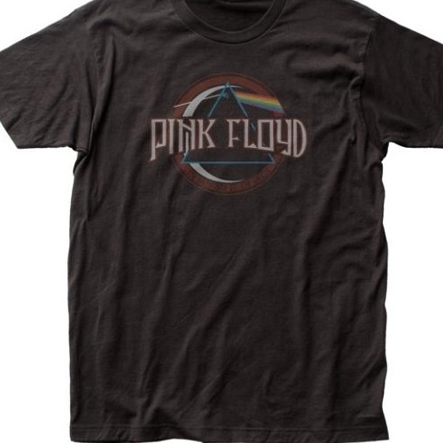 Band Shirts Pink Floyd Darkside Black T-Shirt [Size: XL]