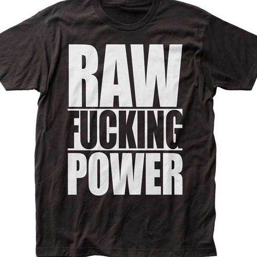 Band Shirts The Stooges Raw Power Black T-Shirt