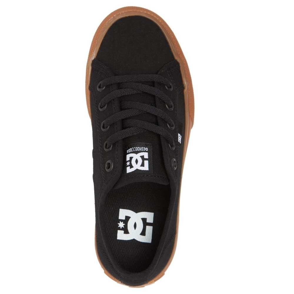 DC Manual Black Gum Youth Shoes