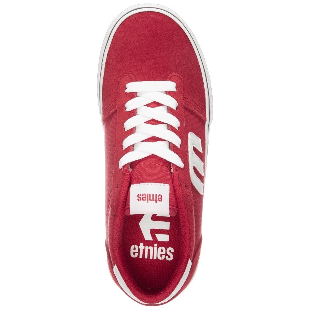 Etnies Calli Vulc Red White Gum Kids Skate Shoes