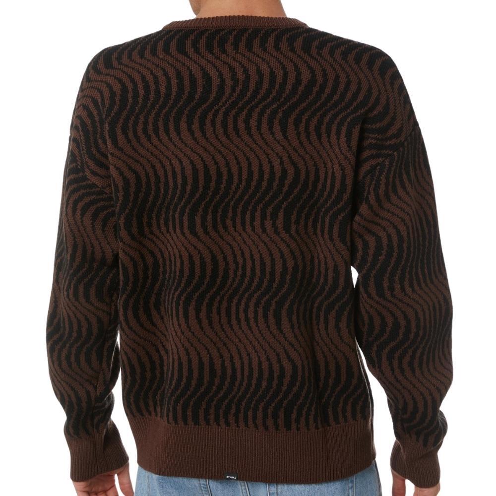 Thrills Paradise On Repeat Washed Cocoa Crew Jumper [Size: M]