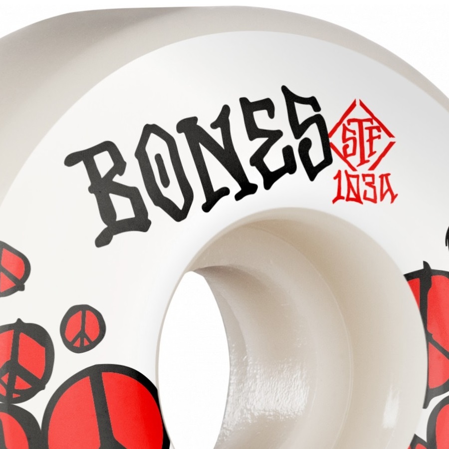 Bones Peace STF V1 103a 53mm Skateboard Wheels