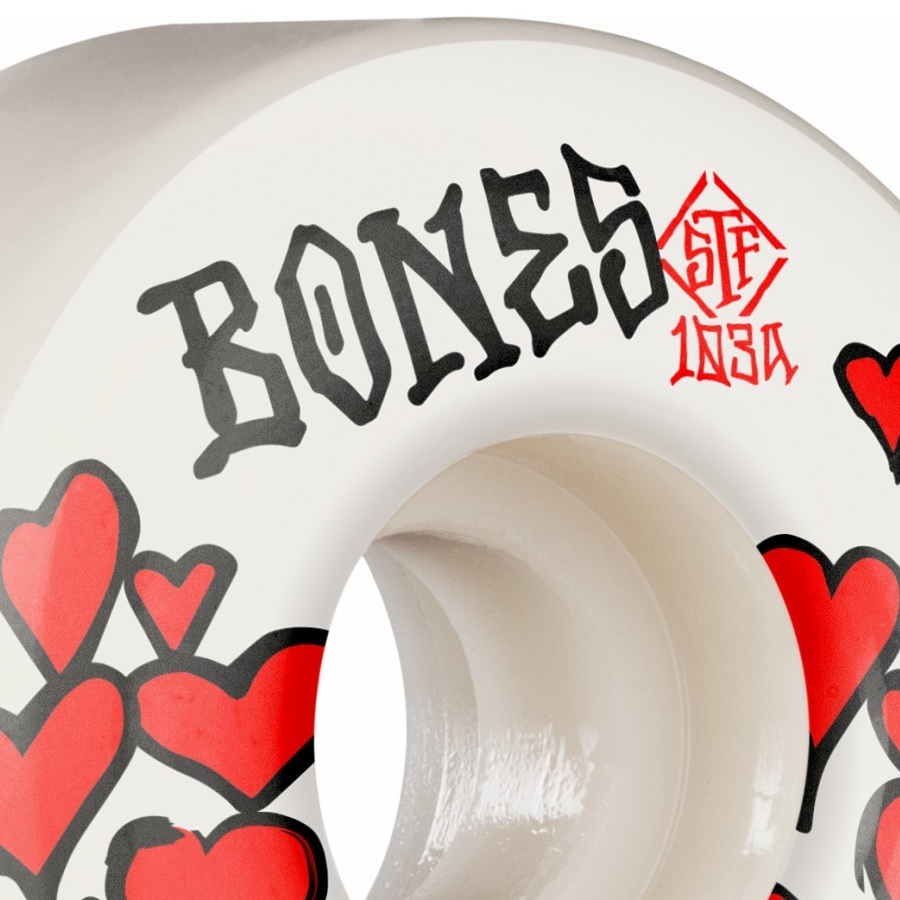 Bones Love STF V4 103a 53mm Skateboard Wheels
