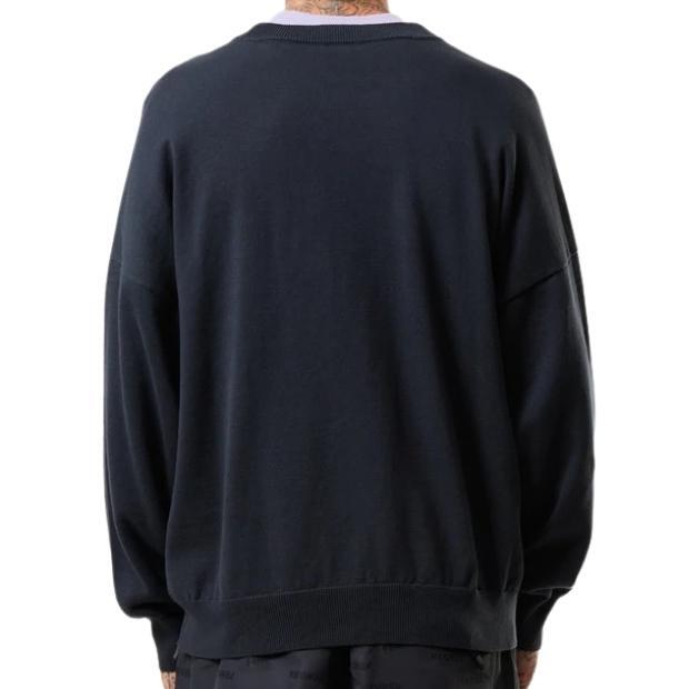 Afends Naughty Recycled Charcoal Crew Jumper