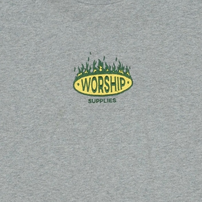 Worship Ignis Grey Marle T-Shirt