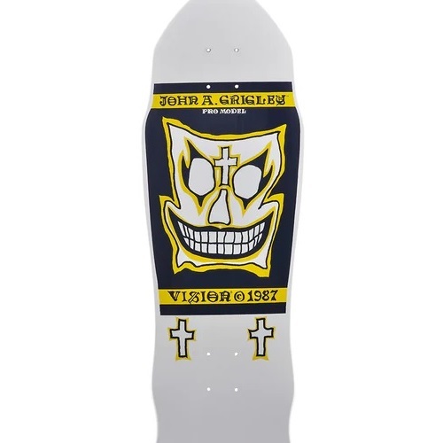 Vision Grigley I Reissue White Skateboard Deck