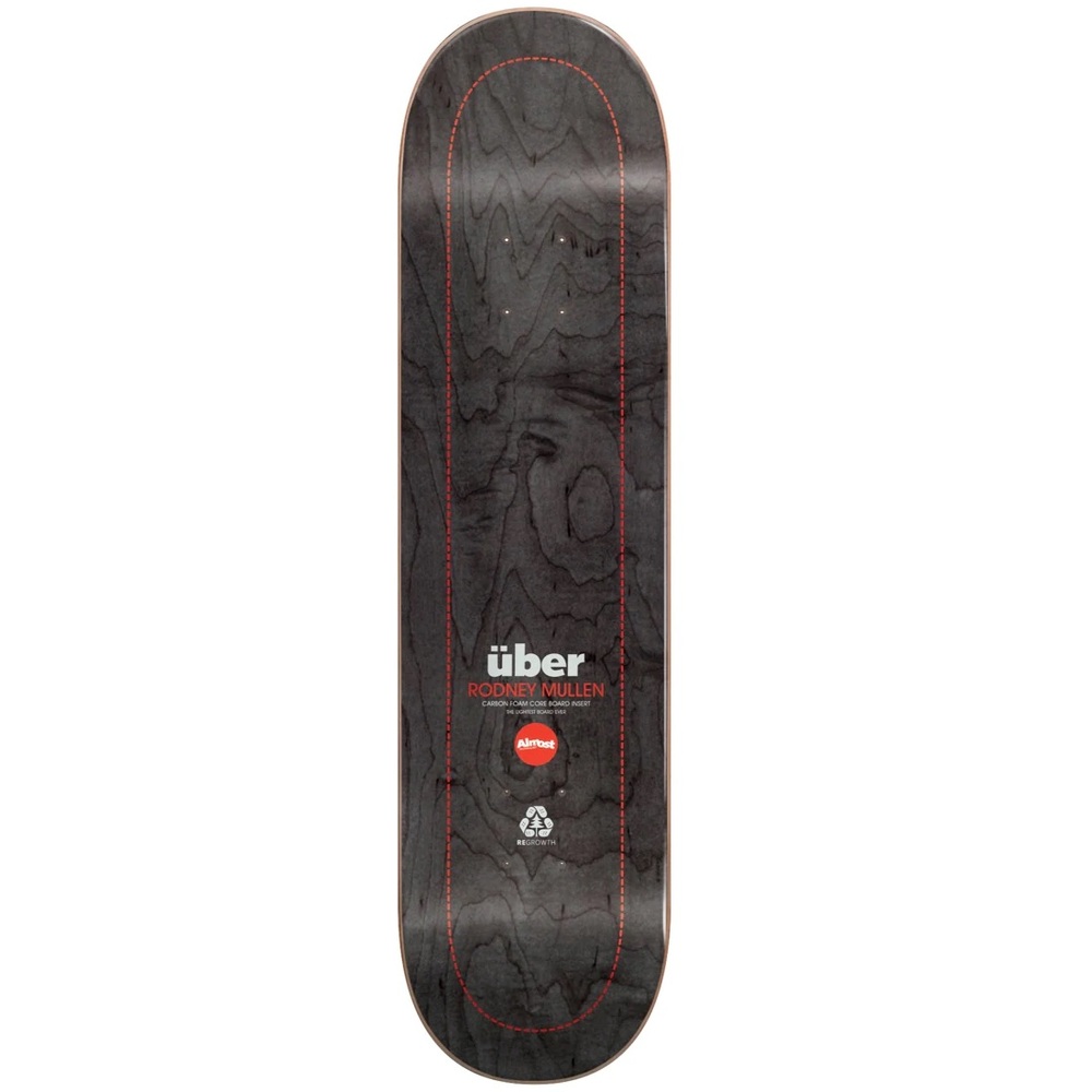 Almost Uber Expanded Mullen Silver 8.25 Skateboard Deck
