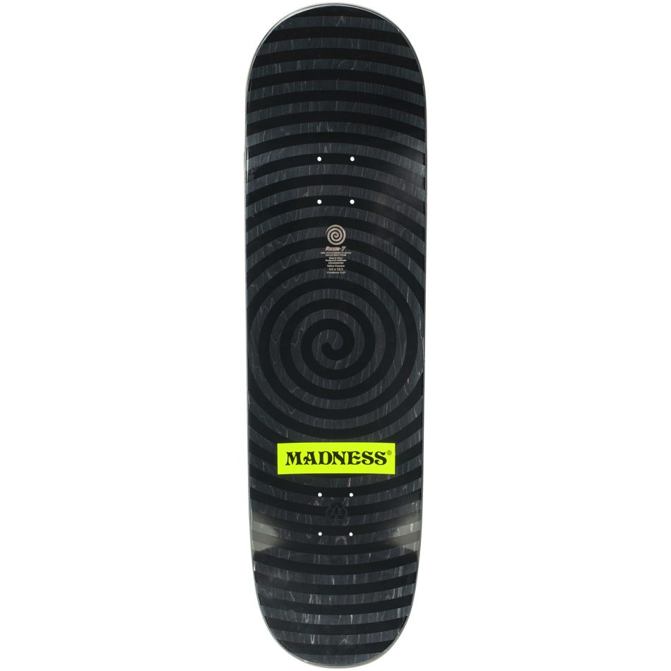 Madness Darkness Black R7 9.0 Skateboard Deck