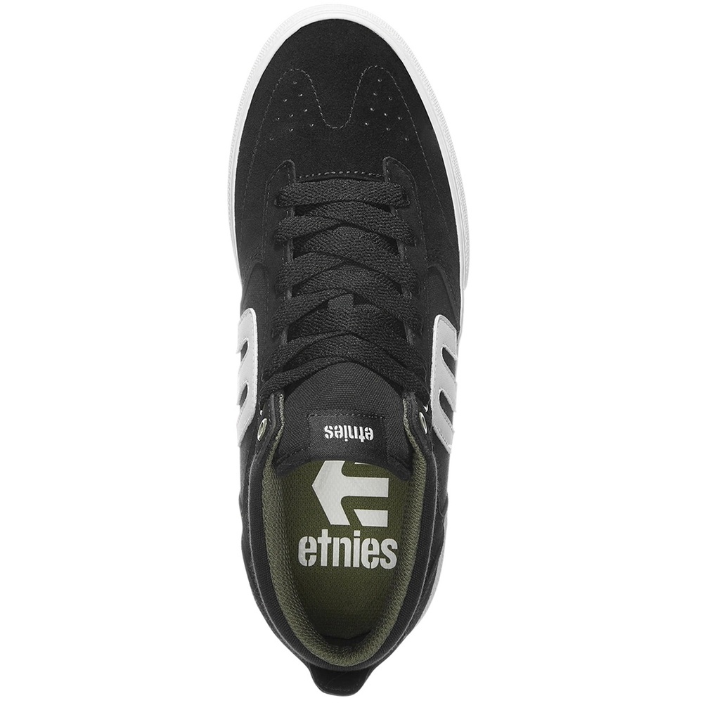 Etnies Windrow Vulc Mid Black White Mens Skate Shoes