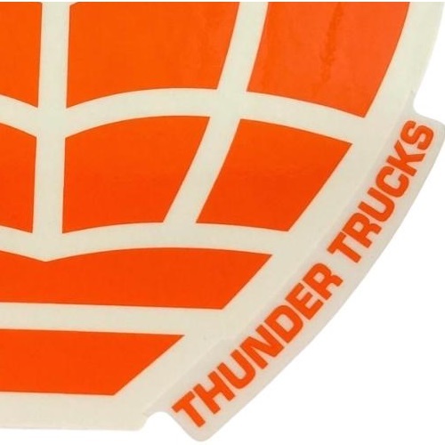 Thunder Trucks Grenade Diecut Orange White x 1 Skateboard Sticker