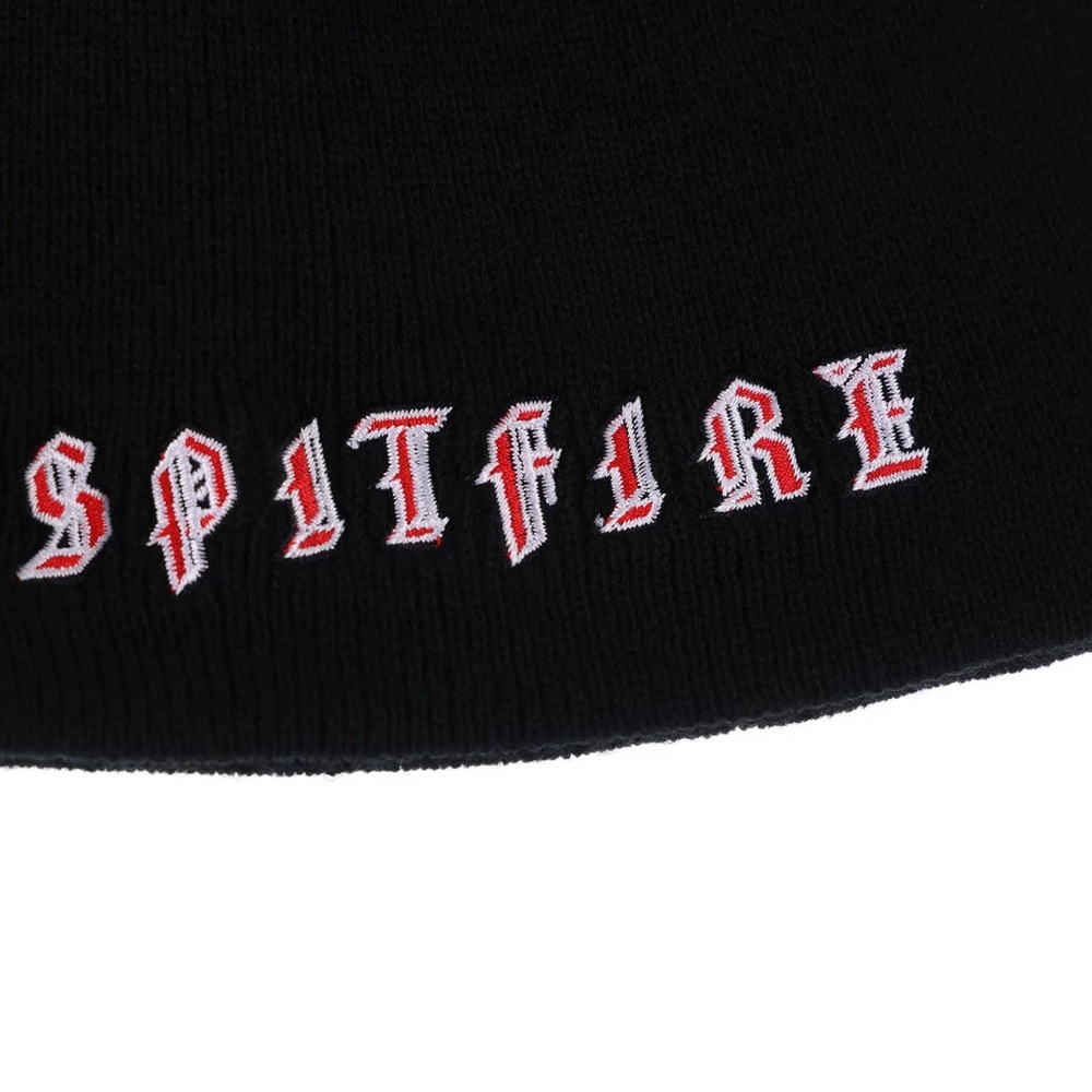 Spitfire Old E Skully Black Beanie