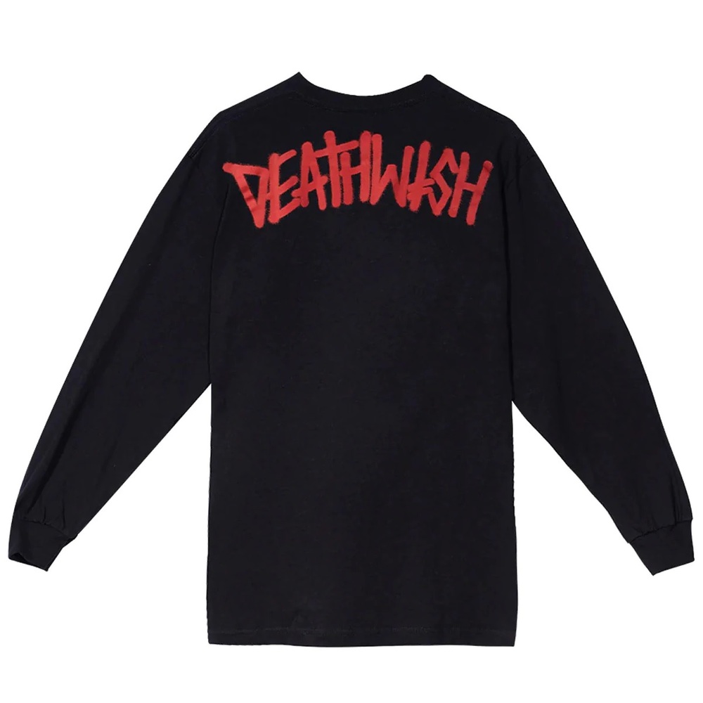 Deathwish Deathspray Black Long Sleeve Shirt [Size: S]