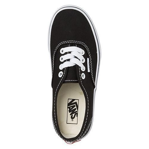 Vans Authentic Black True White Kids Shoes [Size: 13C]