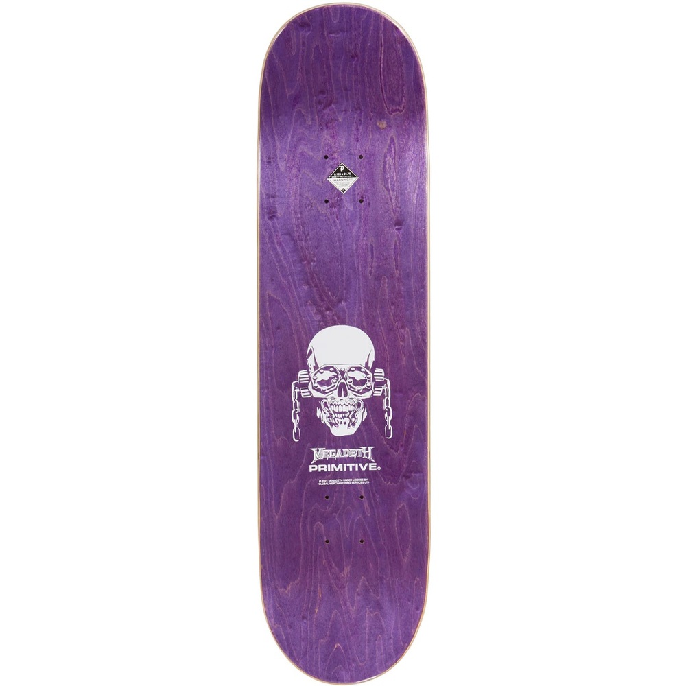 Primitive x Megadeth Peace Sells SIlvas 8.125 Skateboard Deck