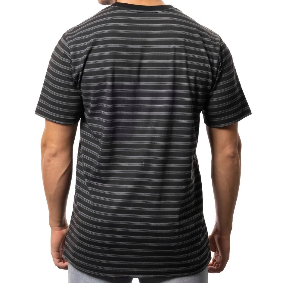 Evolve Blaze Stripe Crew Black T-Shirt