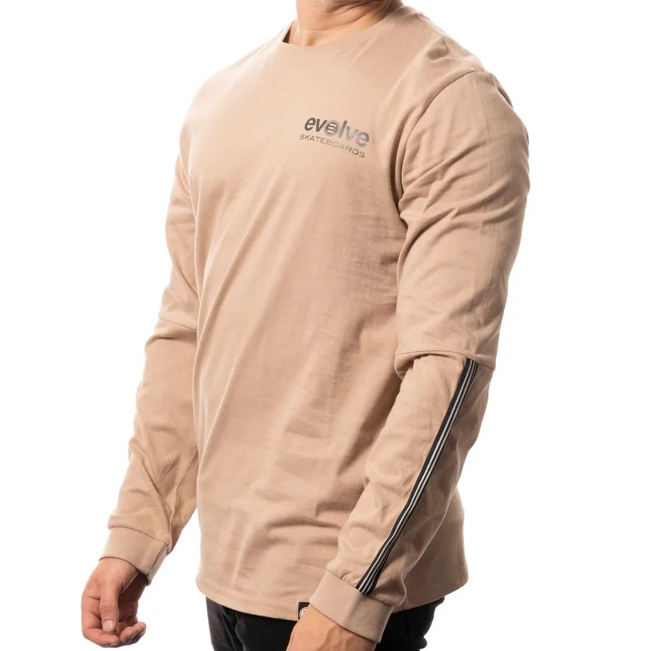 Evolve Core Khaki Long Sleeve Shirt [Size: L]